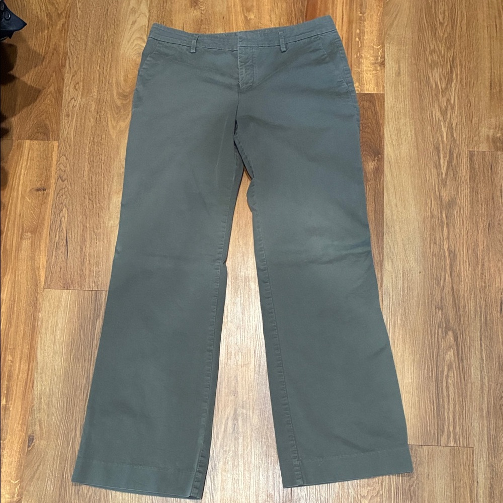 GAP Women's Gray Green Perfect Khaki